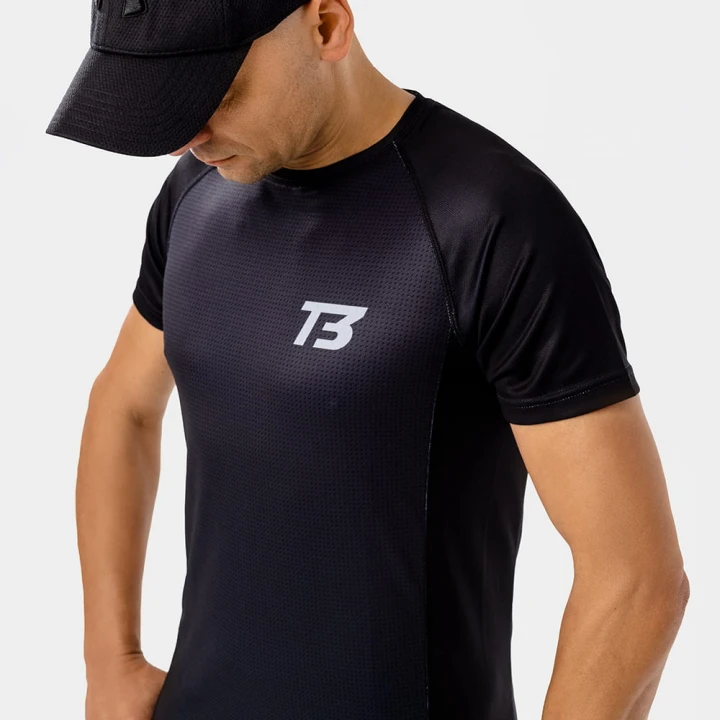 KOSZULKA BIEGOWA-MĘSKA-FEEL-LIKE-PRO-Black-Gray-T3F-5.jpg